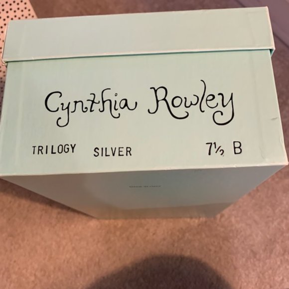 Cynthia Rowley Silver Peep Toe Shoes - Picture 5 of 5